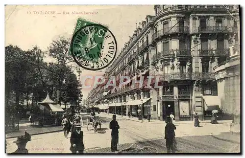 Cartes postales Toulouse Rue Alsace Lorraine