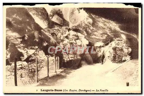 Cartes postales Laugerie Basse La Fouille Les Eyzies