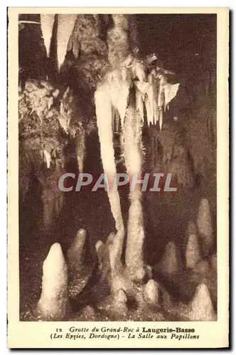 Cartes postales Grotte Du Grand Roc A Laugerie Basse La Salle Aux Papillons