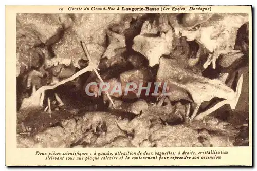 Ansichtskarte AK Grotte Du Grand Roc A Laugerie Basse Les Eyzies