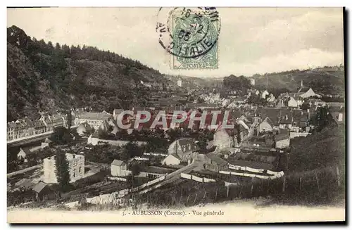 Cartes postales Aubusson Vue Generale