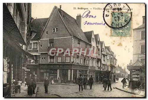 Cartes postales Bourges Vieilles Maisons Grand Comptoir de Paris