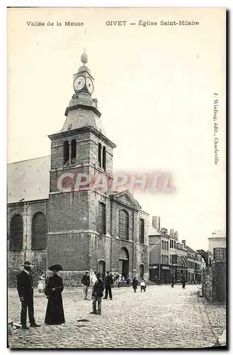 Cartes postales Givet Eglise Saint Hilaire