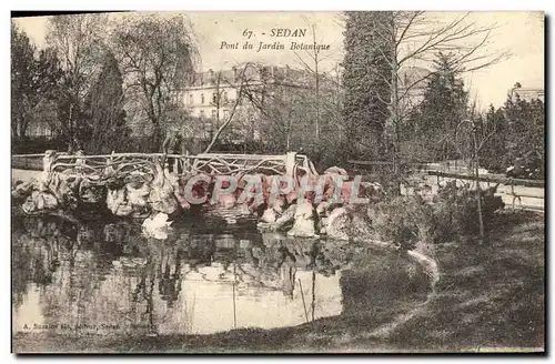 Cartes postales Sedan Pont du Jardin Botanique