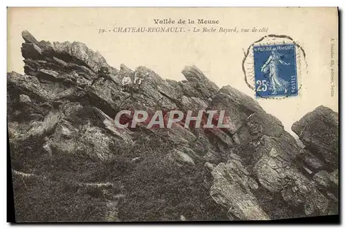 Cartes postales La Vallee de la Meuse Chateau Regnault La Roche Bayard vue de cote