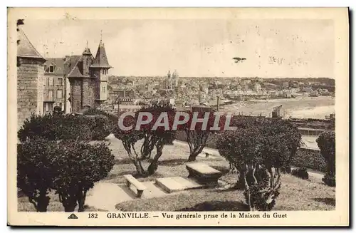 Cartes postales Granville Vue Generale prise de la Maison du Guet