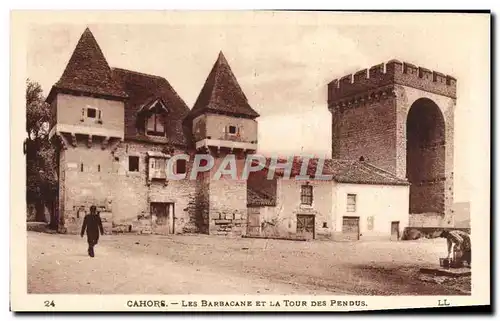 Cartes postales Cahors Les Barbacane et la Tour des Pendus