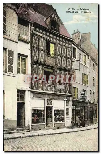 Cartes postales Gien Maison datant du 14eme Siecle Patisserie