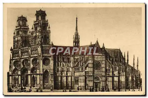 Cartes postales Orleans La Cathedrale Sainte Croix