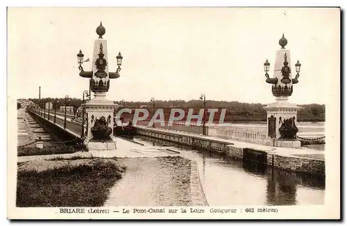 Cartes postales Briare Le Pont Canal sur la Loire