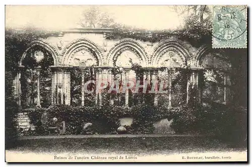 Ansichtskarte AK Ruines de l&#39ancien Chateau royal de Lorris