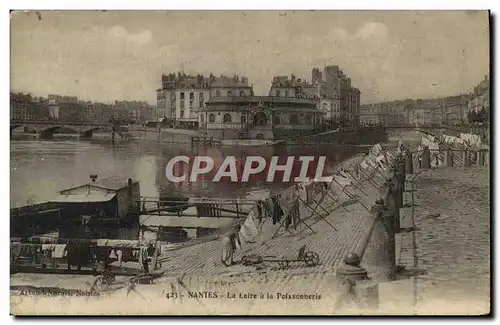 Cartes postales Nantes La Loire a la Poissonnerie Lavandiere