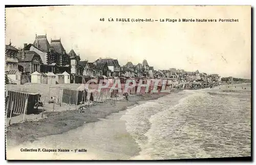 Ansichtskarte AK La Baule La Plage a Maree haute vers Pornichet