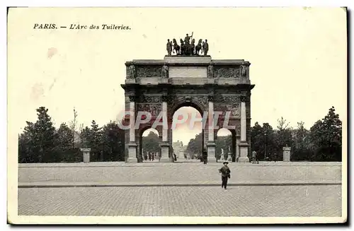 Cartes postales Paris L&#39Arc des Tuileries