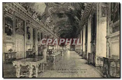 Cartes postales Paris Musee du Louvre La Galerie d&#39Apollon