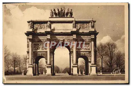 Ansichtskarte AK Paris Et Ses Merveilles Arc de Triomphe du Carrousel