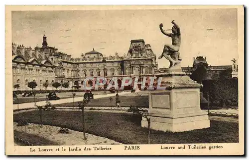 Ansichtskarte AK Paris Louvre et le jardin des Tuileries