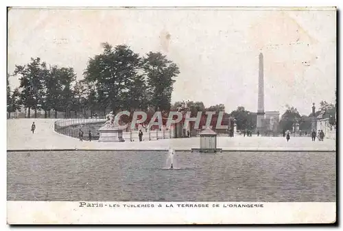 Ansichtskarte AK Paris Les Tuileries La Terrasse de L&#39Orangerie