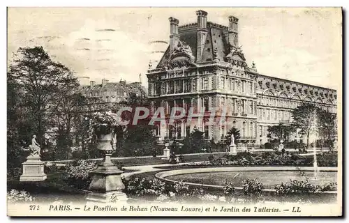 Ansichtskarte AK Paris Le Pavillon de Rohan et le Jardin des Tuileries