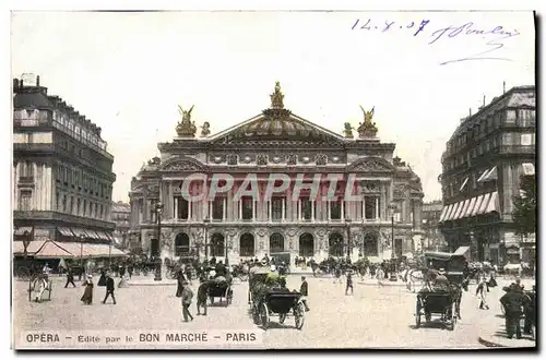 Cartes postales Paris Opera Edite par le Bon Marche