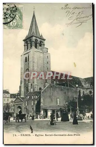 Cartes postales Paris Eglise Saint Germain des Pres