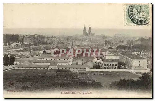 Cartes postales Luneville Vue Generale