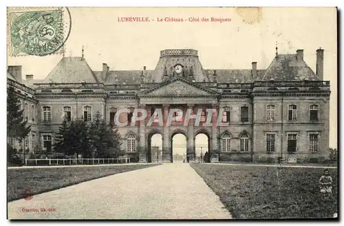 Cartes postales Luneville Le Chateau Cote des Bosquets