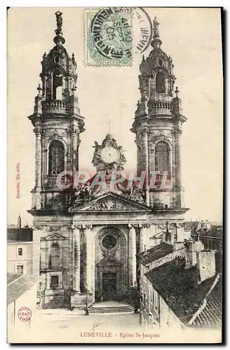 Cartes postales Luneville Eglise St Jacques