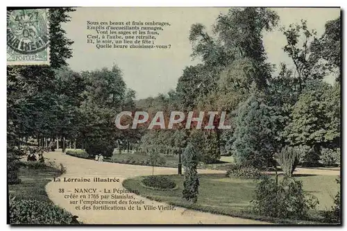 Cartes postales Nancy La Pepiniere