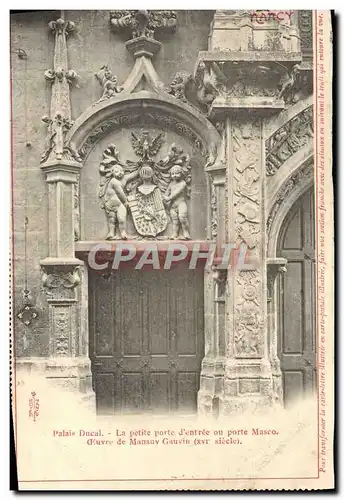 Cartes postales Nancy La Petite porte d&#39entree ou porte Masco Oeuvre de Mansuy Gauvin