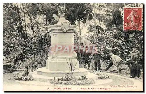 Cartes postales Montmedy Le Buste de Charles Buvignier