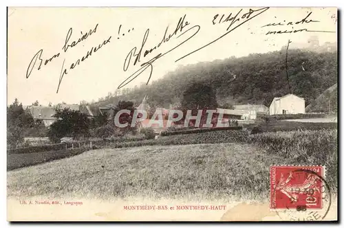 Cartes postales Montmedy Bas et Montmedy Haut