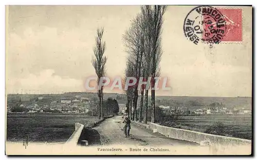 Cartes postales Vaucouleurs Route de Chalaines