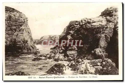 Cartes postales Saint Pierre Quiberon Rochers de Port Bara Le Chaos