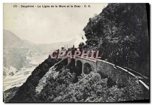 Cartes postales Dauphine La Ligne de la Mure et le Drac