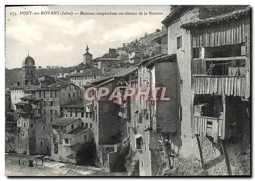 Cartes postales Pont en Royans Maisons suspendues au dessus de la Bourne