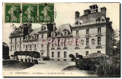 Cartes postales Cheverny Le Chateau La Facade sud