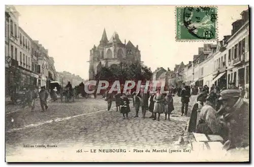 Cartes postales Le Neubourg Place du Marche