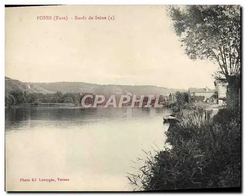 Ansichtskarte AK Poses Bords de Seine