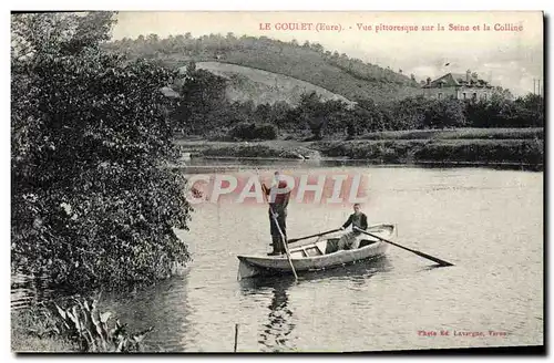 Cartes postales Le Goulet Vue pitroresque sur la Seine et la Colline