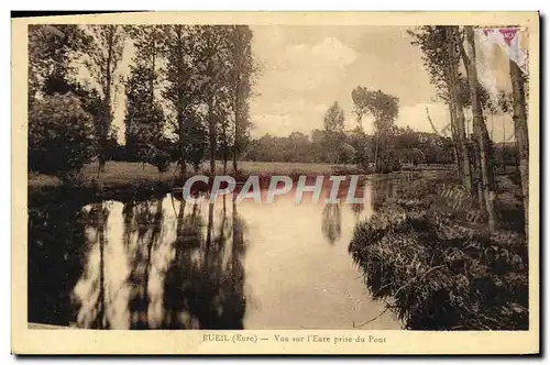 Cartes postales Bueil Vue sur l'Eure prise du Pont