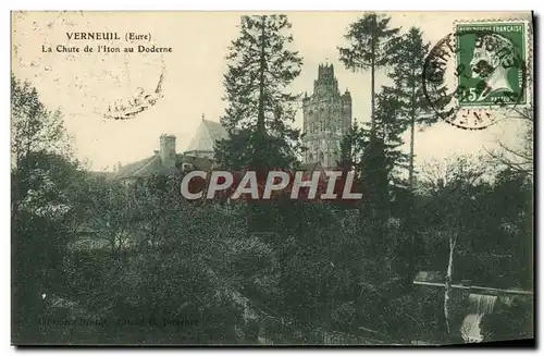Cartes postales Verneuil La Chute de l'Iton au Doderne