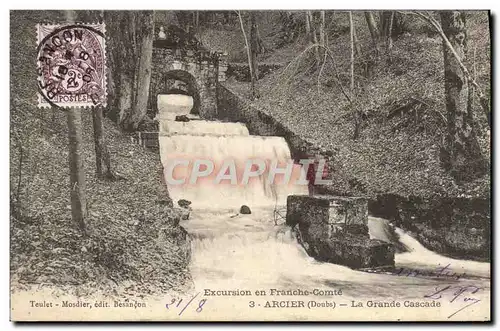 Cartes postales Arcier La Grande Cascade