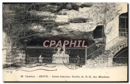 Cartes postales Brive Saint Antoine Grotte de Notre Dame des Misions