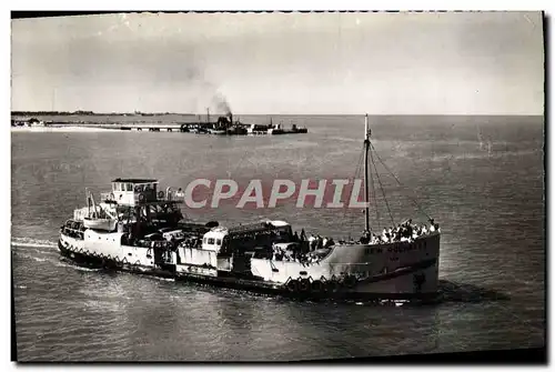 Cartes postales Ile de Re L&#39Embarcadere vue Aerienne Bateau