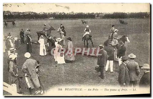 Cartes postales Deauville Au Polo Hippisme Chevaux Cheval