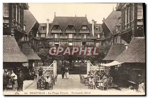 Cartes postales Deauville La Plage Fleurie Normandy Hotel