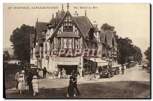 Cartes postales Deauville La Plage Fleurie Rue Desire le Hoc Au Printemps