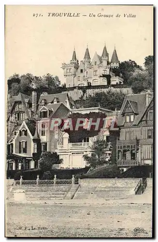 Cartes postales Trouville Un Groupe de Villas