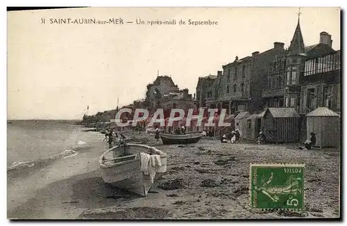 Cartes postales Saint Aubin sur Mer Un Apres Midi de Septembre